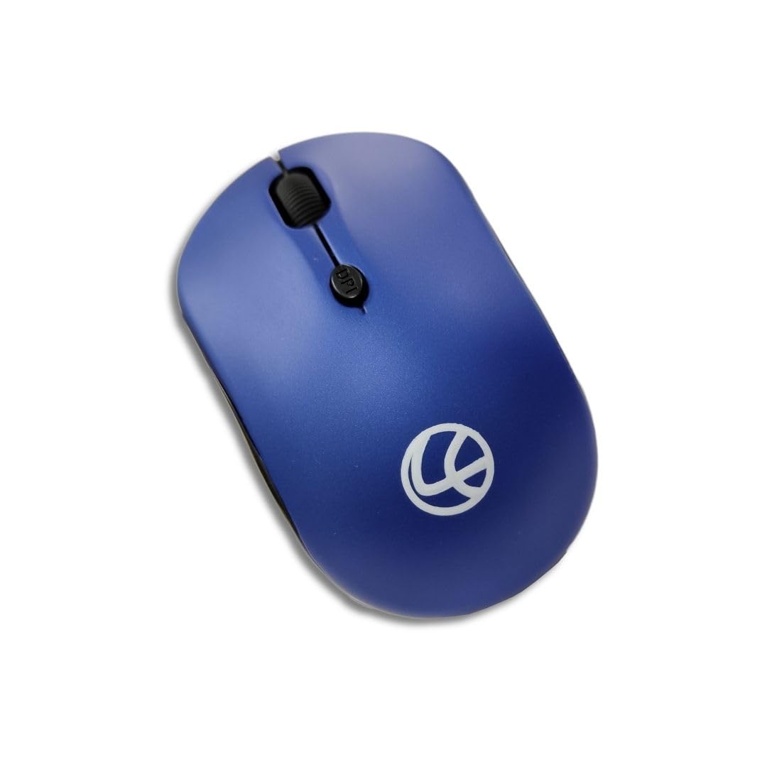 Safari Wireless Mouse 3 Button 1600dpi - Blk + Blue
